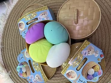Игровой набор Squishy Dumplings — антистресс-сквиши в виде цветных