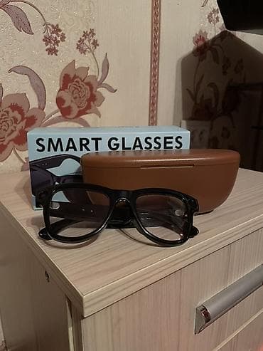lp e6: Умные очки SMART GLASSES - Классическая оправа Wayfarer из глянцевого — 3