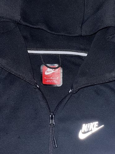 tech flis: Мужская толстовка, M, Nike, Новый, цвет - Черный, Самовывоз, Платная доставка — 5