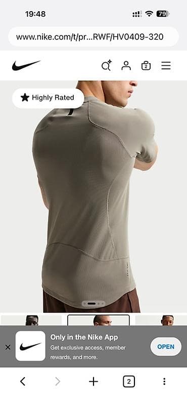 Эркектер кийими: Nike Pro Training Men's Dri-FIT Short-Sleeve Top Заказал с — 2