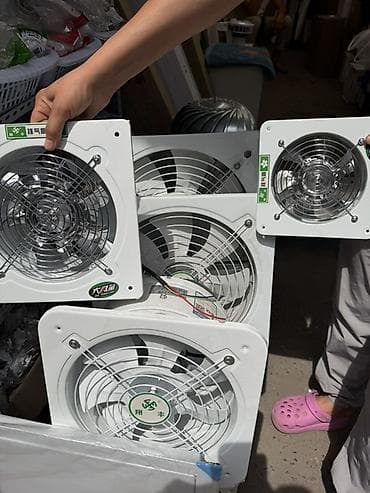 Квадратные осевые вытяжные вентиляторы для монтажа в стену или окно