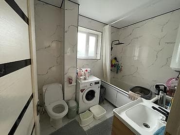 пол дом район пишпек: 2 комнаты, 53 м², 106 серия, 1 этаж, Евроремонт — 6