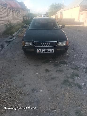 авто сиденья бу бишкек: Audi 80: 1992 г., 2 л, Кол менен иштөөчү, Бензин, Седан — 1