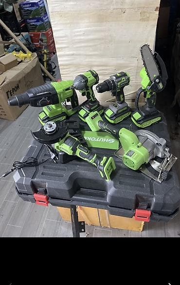 black decker: Аккумуляторный набор электроинструментов 21V (единая батарейная — 3