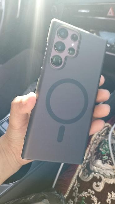 задние камеры: Samsung Galaxy S22 Ultra, Б/у, 256 ГБ, цвет - Фиолетовый, eSIM — 2