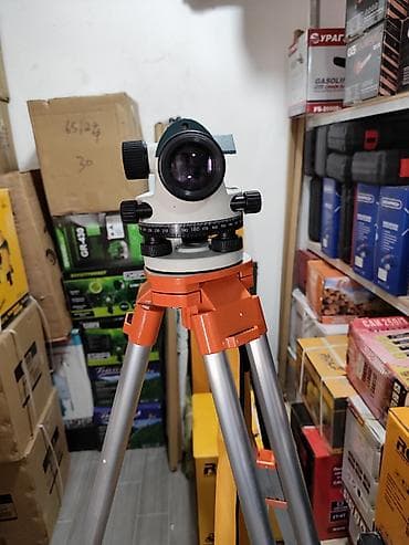 Курулуш жабдуулары: Оптический нивелир с алюминиевым штативом Описание: - — 6