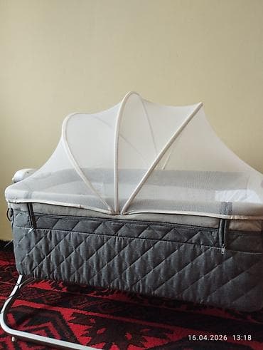 москитная сетка на коляску: Люлька, Б/у, Колыбель, Металл, цвет - Серый, Платная доставка — 8