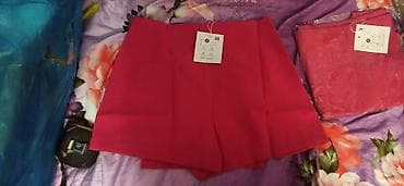 Футболки: Юбка-шорты, размер M. - Фасон: асимметричная юбка спереди с вшитыми — 4