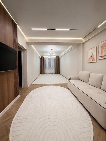 discovery studio: 3 комнаты, 103 м², Кок-Жар мкр Элитка, 10 этаж, Дизайнерский ремонт — 1