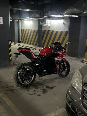 купить бу электромотоцикл: Yamaha YZF-R3 Элетробайк 72V-35A/h 4000w (4кВт) Мотор-Колесо запас — 2