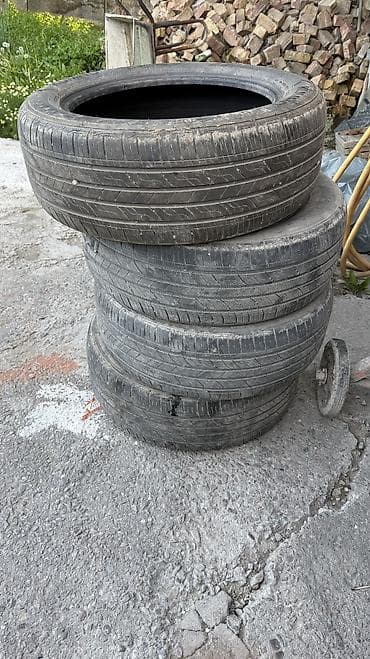 Шины 215 / 50 / R 17, Лето, Б/у, Комплект, Легковые, Корея, Kumho