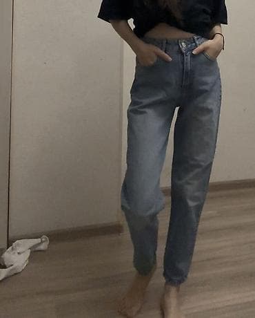 DF JEANS w24/w34 Женские джинсы из плотного денима, классический — 1