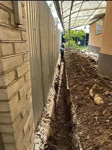копка траншей вручную: Мелкосрочные работы, Разнорабочий — 3