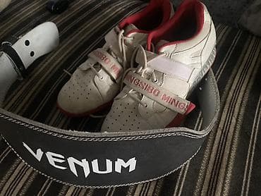 биомед бады: Пояс для силовых тренировок Venum + обувь для тяжёлой — 1