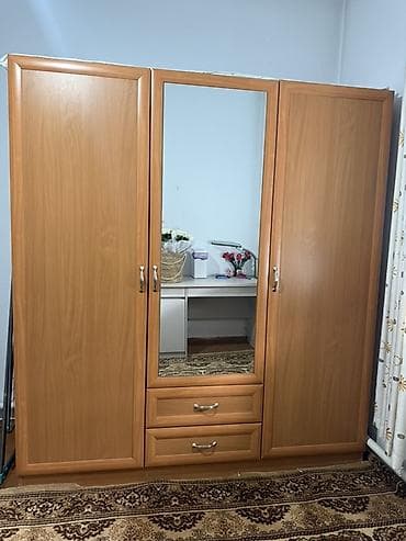 Шкаф купе, Б/у, С зеркалом, ЛДСП