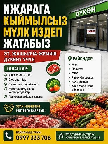 место для мясо: Ищем помещение в аренду под магазин мяса, овощей и фруктов — 1