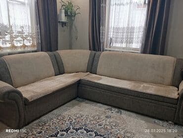 Угловой диван, Складной, Трехместный at lalafo.kg Угловой диван, Складной, Трехместный