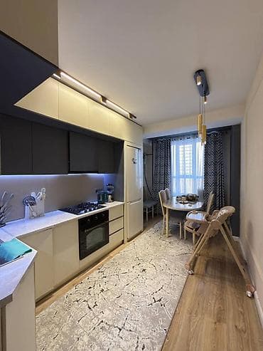 osh flats: 2 комнаты, 58 м², Элитка, 9 этаж, Евроремонт — 1