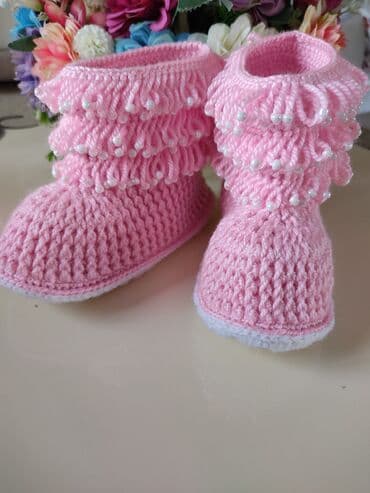 домашняя обувь: Детские домашние сапожки, размер любой — 12