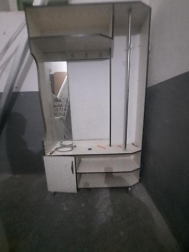 шкаф прихожую: Прихожая с зеркалом и модуль для хранения + напольный унитаз — 1