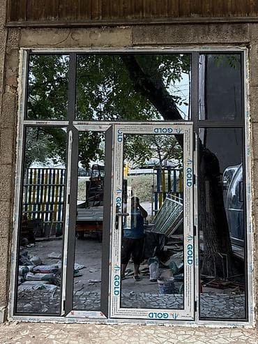 швлер: Алюминиевое окно на заказ, Тип окна: Панорамные, Декоративные особенности: Декоративный переплет, Платная установка, Без рассрочки — 6