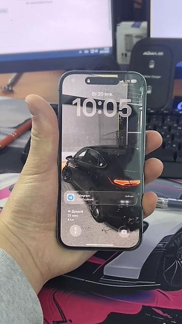 iphone 14 pri: IPhone 14 Pro, Б/у, 256 ГБ, Deep Purple, Кабель, 78 % — 6