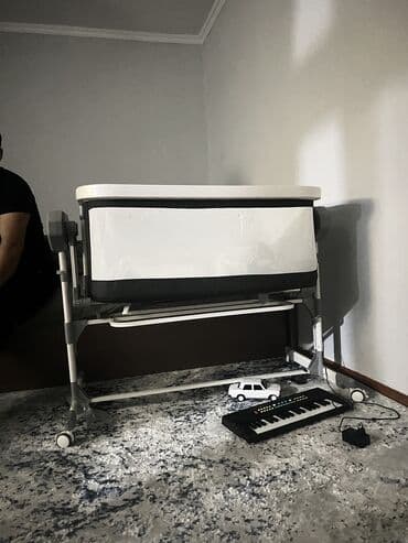 👶Электр менен термелген, көп функциялуу бешик 📌 Абалы: Жаңы 📌 Түсү