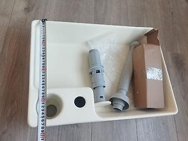 stol: Раковина для ванной. Подходит для монтажа в столешницу. - Габариты по — 5