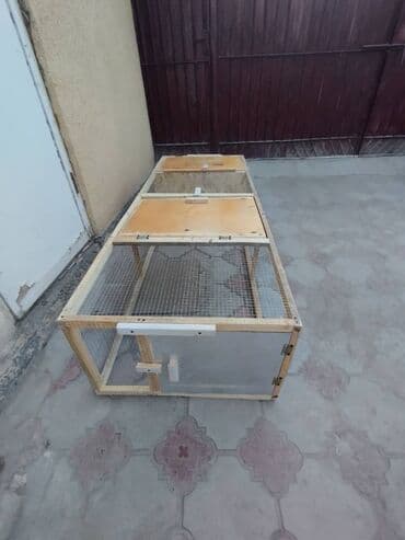 большие клетки: Уяча, гнездо с выгулом для цыплят утят гусят и тд, мини курятник — 2