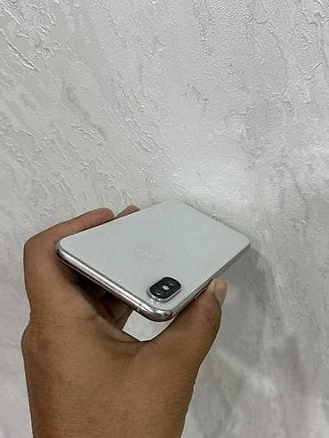 Уюлдук телефондор жана аксессуарлар: IPhone Xs, Колдонулган, 64 ГБ, Күмүш, Коргоочу айнек, Каптама, 100 % — 3