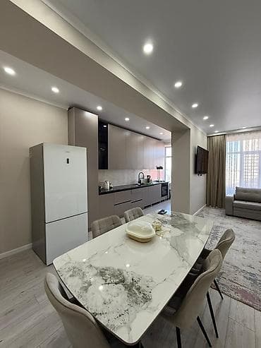 срочно продаю квартира в кудайбергене: 3 комнаты, 78 м², Элитка, 3 этаж, Евроремонт — 2