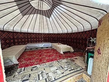 спортивный тренажёр: Юрта (стационарно-разборная тентовая конструкция круглой формы) - — 9