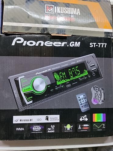Автомагнитола Pioneer.GM ST-777 - Форм-фактор 1DIN с крупным lalafo.kg да Автомагнитола Pioneer.GM ST-777 - Форм-фактор 1DIN с крупным