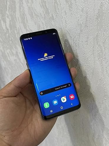 чехол самсунг s9: Samsung Galaxy S9, Б/у, 64 ГБ, цвет - Синий, 1 SIM — 2