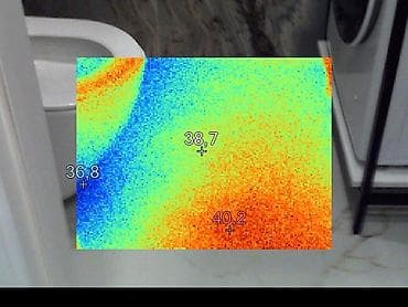 Поиск и локализация утечек воды тепловизором - Неразрушающая — 2