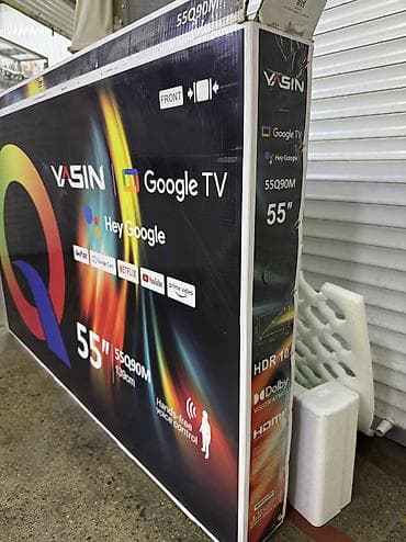 пульт: Телевизор YASIN 55Q90M 55" (139 см) с Google TV - Платформа: Google — 2