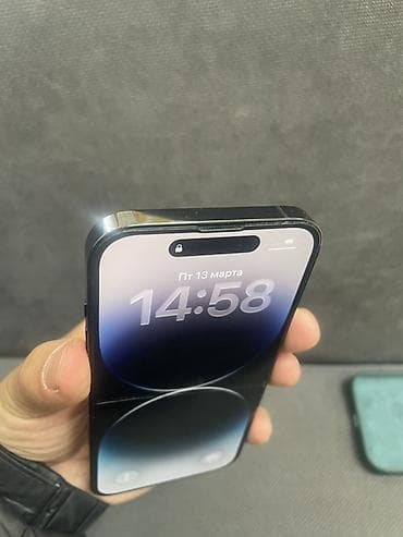 чехол на iphone 14 pro: IPhone 14 Pro, Б/у, 128 ГБ, Черный, Защитное стекло, 83 % — 3