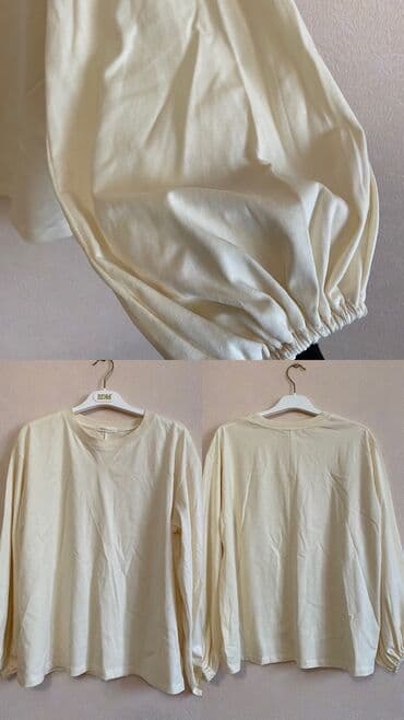 одежда для беременных и кормящих: Футболка, Оверсайз, Турция, Bershka, Хлопок, L — 3