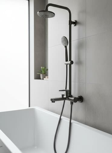 смисители: Смеситель для ванной комнаты KTUD в современном стиле с матовым — 1