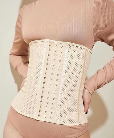 НОВЫЙ Латексный КОРСЕТ ️размер S бежевый цвет ️