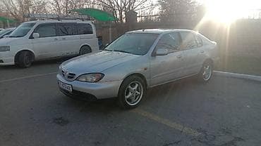 Транспорт: Nissan Primera: 2000 г., 1.8 л, Кол менен иштөөчү, Бензин, Лифтбек — 6