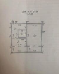 квартира ак ордодон: 1 бөлмө, 45 кв. м, 106-серия жакшыртылган, 5 кабат, Евроремонт — 11