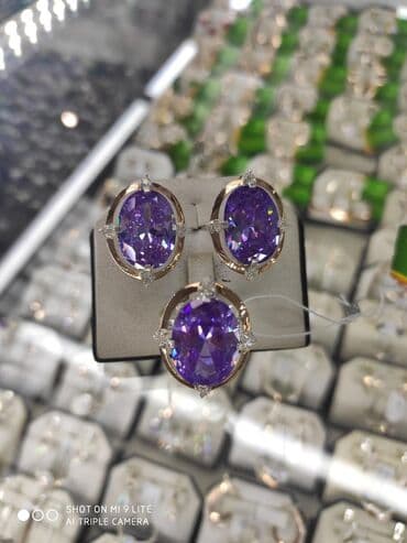 украшение шампанского для свадьбы: Набор украшений, Проба 925, Женские, Новый — 3