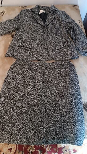 спортивные костюмы женские больших размеров: Костюм новый пиджак и юбка размер 56 качество отличное — 1