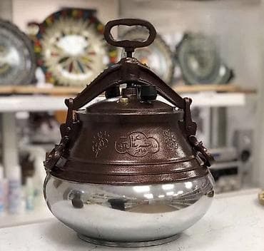 Алюминиево‑чугунный афганский казан‑скороварка (pressure cooker/казан