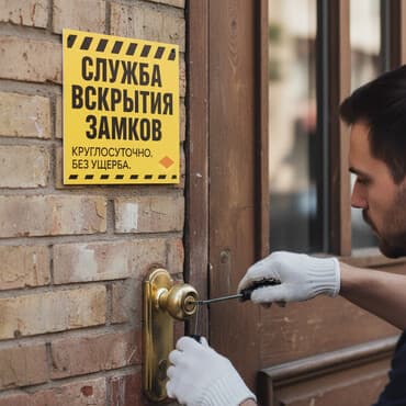 Служба вскрытия замков — круглосуточно, без ущерба. Услуги: -