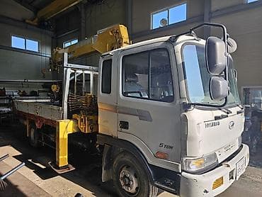 Услуги Бортовой грузовик с краном-манипулятором Hyundai (5 ton)
