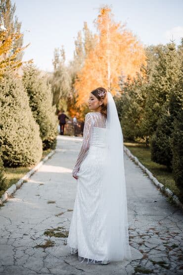 Прокат одежды: Свадебное платье, M, Дизайнерское, Новый — 4