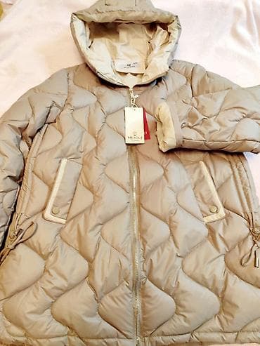 юникло сша: НОВАЯ.куртка с капюшоном размер 50 .цвет бежевый .капюшон не — 5