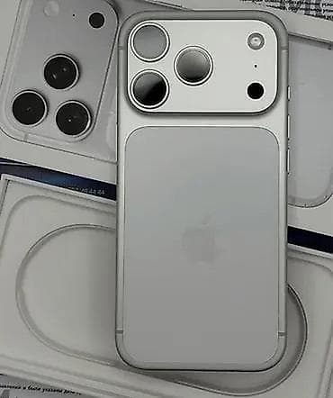 IPhone 17 Pro, Б/у, 256 ГБ, Серебристый, Коробка, 100 %